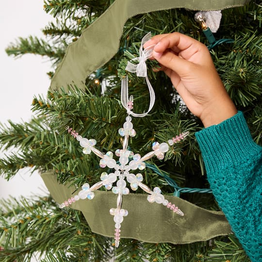 Creativity for Kids® Beaded Snowflake Ornaments